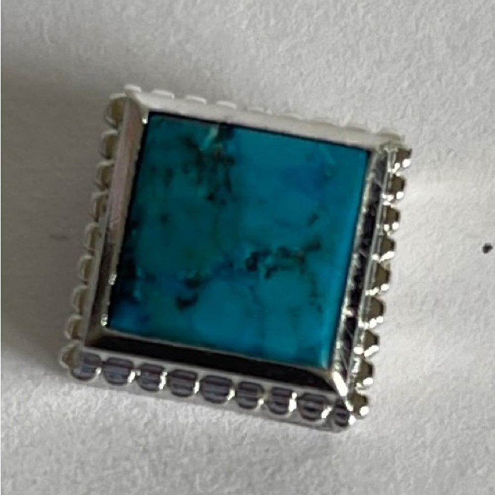 Women’s Caerleon Silver and Gold Ring with Interchangeable Gemstones. - Picture 7 of 16